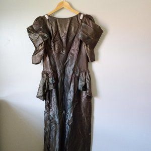 Vintage Copper Brown Long Dress
